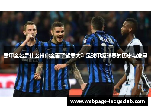 意甲全名是什么带你全面了解意大利足球甲级联赛的历史与发展